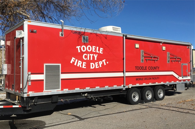 Mobile Decontamination Trailer Photo